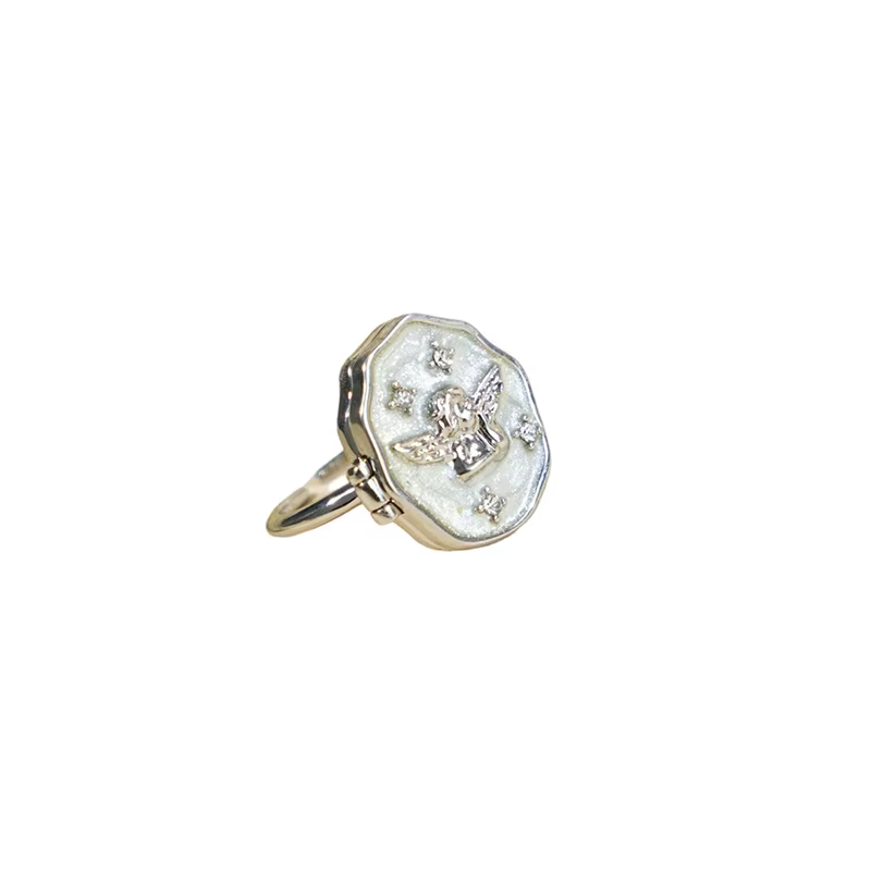 Nextvance – bague Photo Vintage personnalisée, boîte d'album personnalisée, médaillon, bagues d'ange