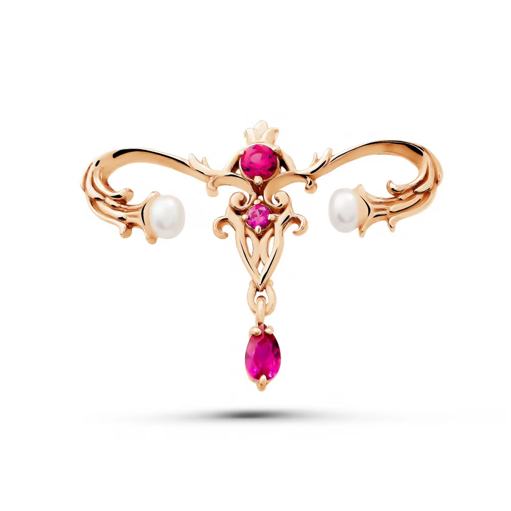 Hanreshe – broche médicale de luxe pour femme, incrustée de perles de cristal, manteau à revers, épi