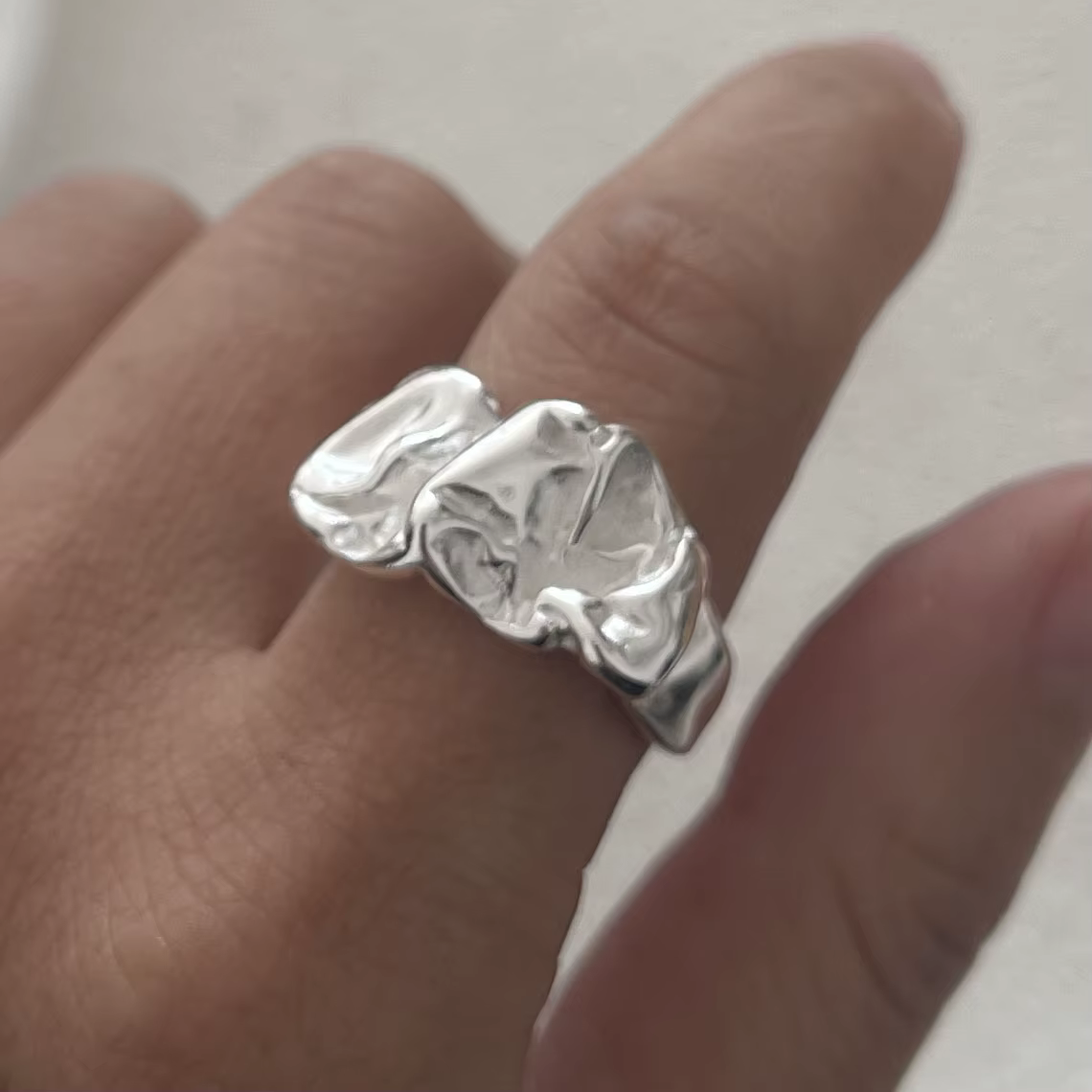 Bagues en argent Sterling 925 pour femmes et hommes, bague minimaliste faite à la main, Simple, bijo