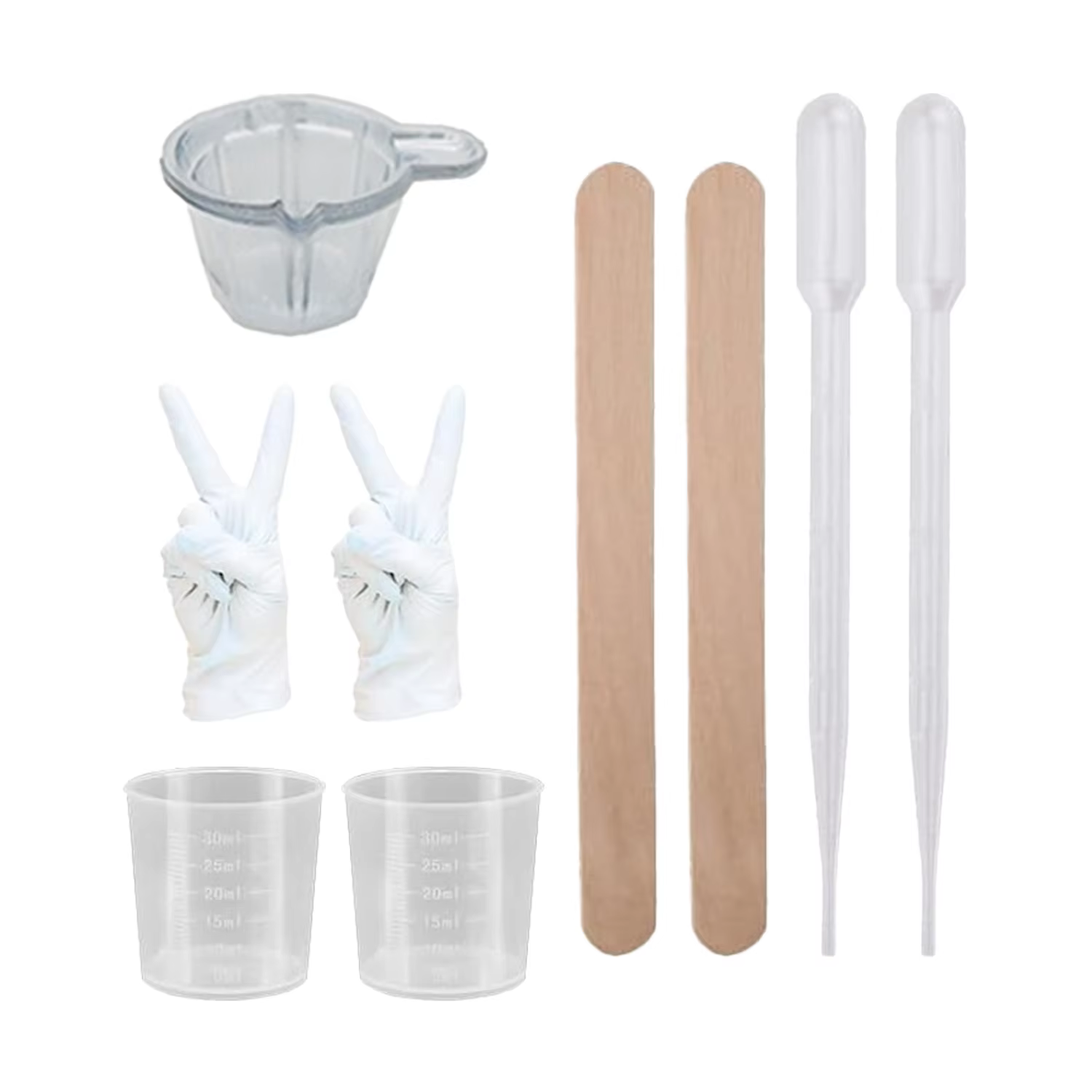 Kit de résine époxy cristalline 7OZ : mélange facile 1:1, auto-nivelant, non jaunissant pour les bij