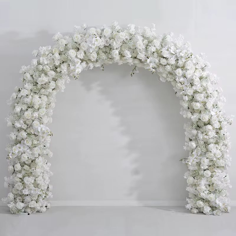 Arc de boule brodée pour mariage romantique, décoration de salle d'exposition de fleurs, décoration 