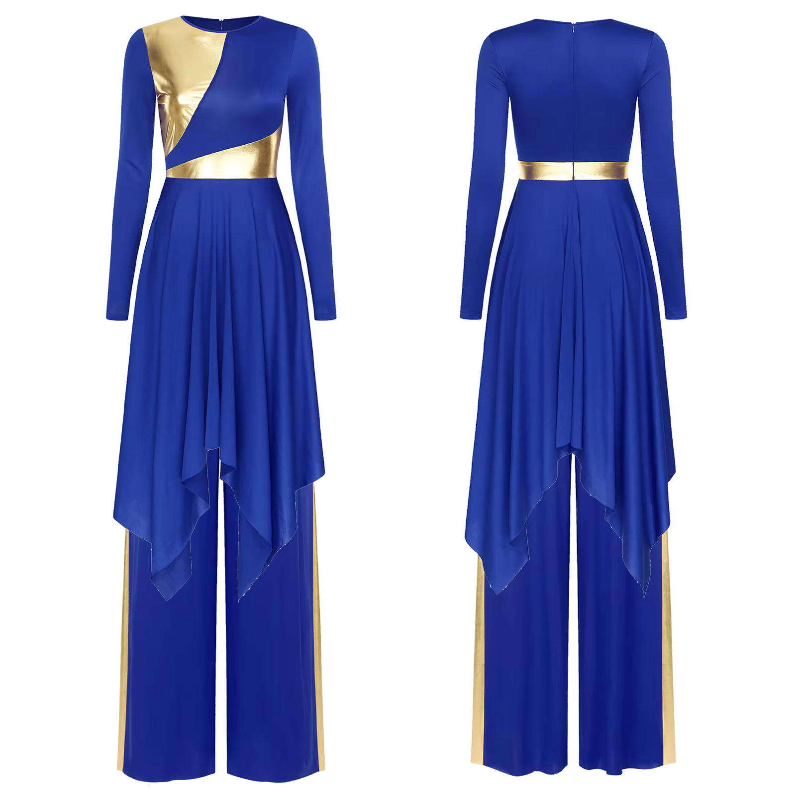 Tenue de spectacle de chorale d'église pour femmes, tenue de danse liturgique, vêtements de danse de