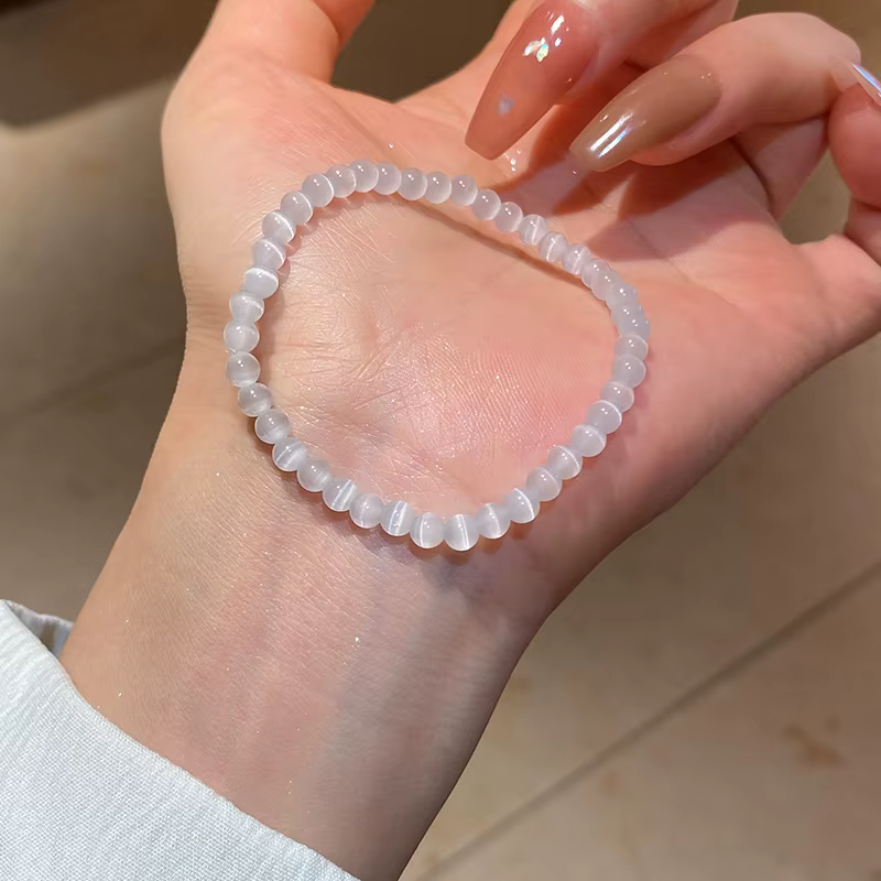Bracelet en pierre opale de couleur bleu violet pour femmes, bracelets en cristal brillant, pendenti