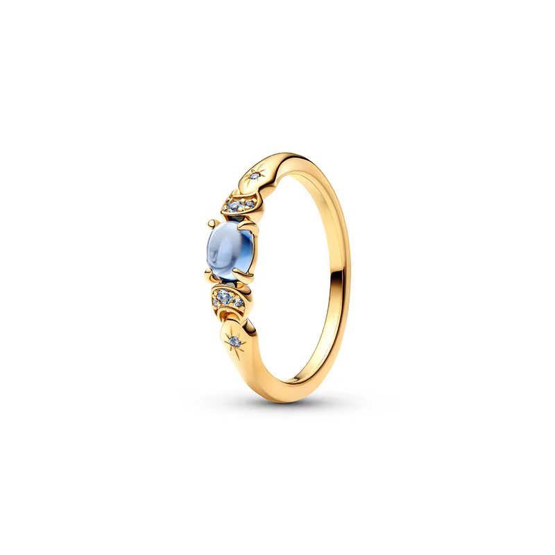 Nouvelle bague bicolore style Disney en or et argent PAN 2025, en argent 925, idéale pour les cadeau