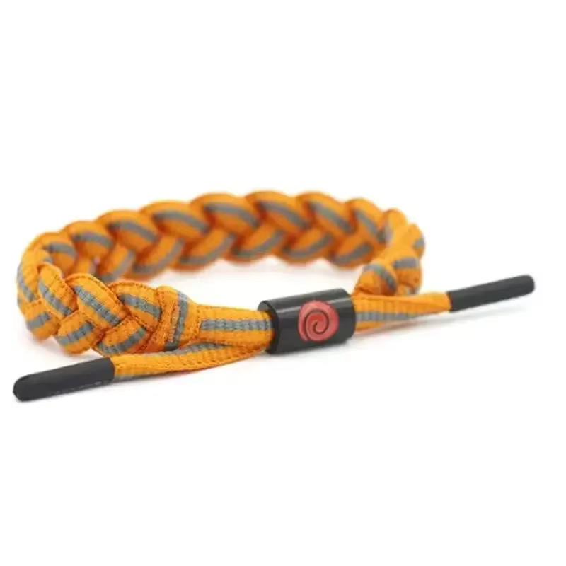 Ensemble de bijoux tissés Naruto Anime, personnages Uchiha Itachi Kakashi Sasuke Hyuuga Hinata, cade