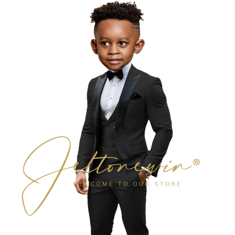 Smoking de Mariage Vert Clair Trempé pour Garçon, Ensemble Veste et Pantalon Formels, Gla3 Pièces, T