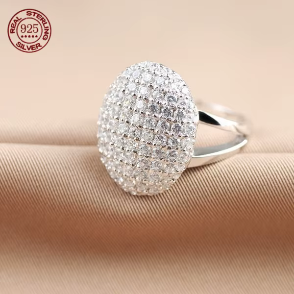 Authentique S925 en argent sterling serti de diamant Twilight Breaking Dawn Bella bague de fiançaill