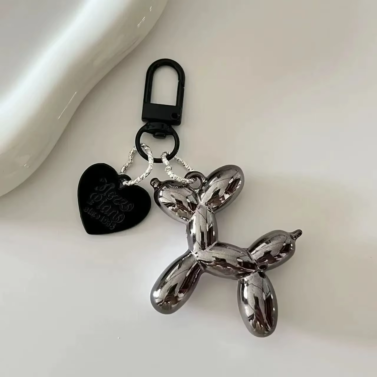2025 en forme de coeur conception Unique CCB perles perles chaîne porte-clés pêche perle sac chaîne 