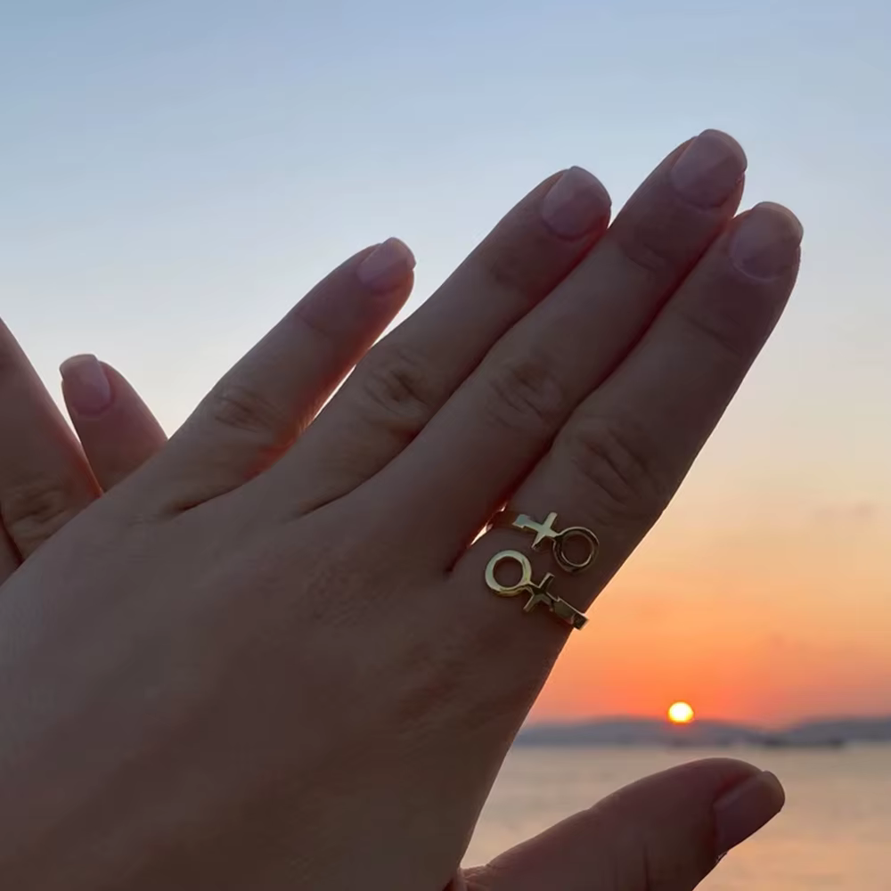 Bague en acier inoxydable
