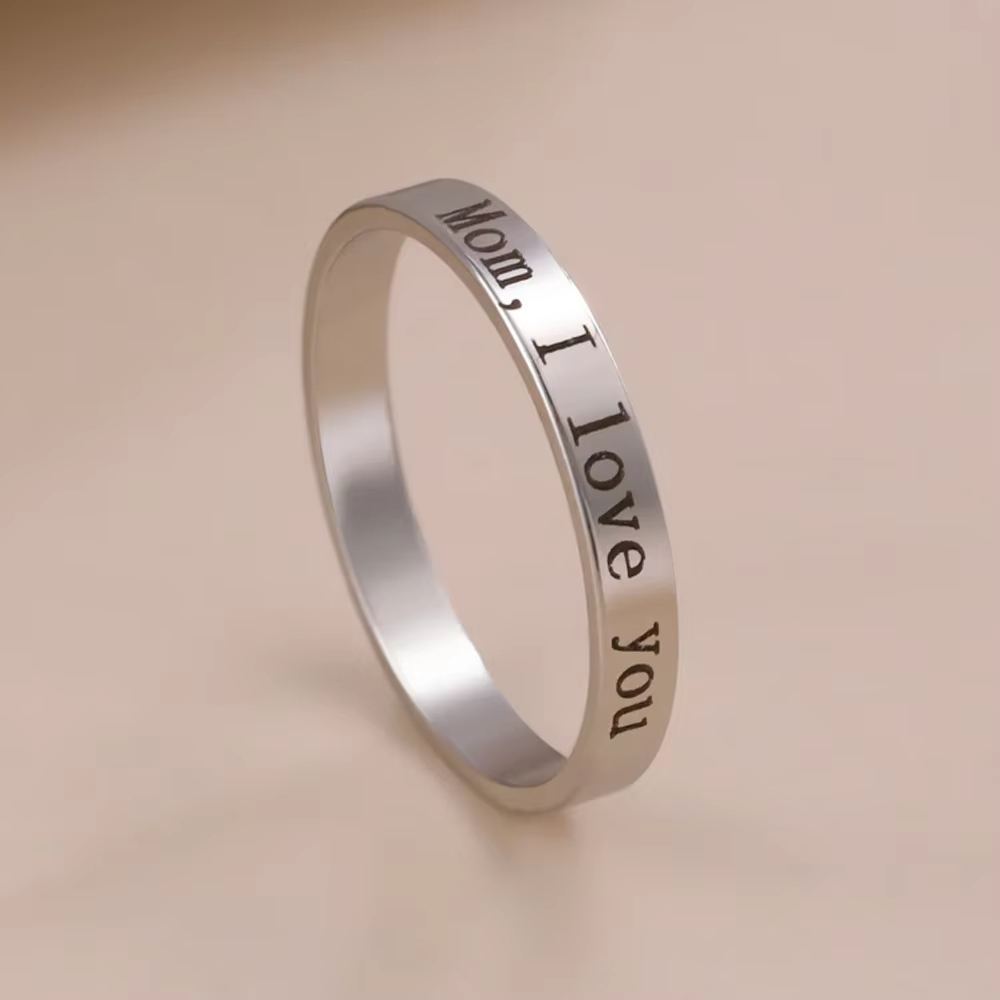 COOLSmen-Bague lettre I Love You pour femme
