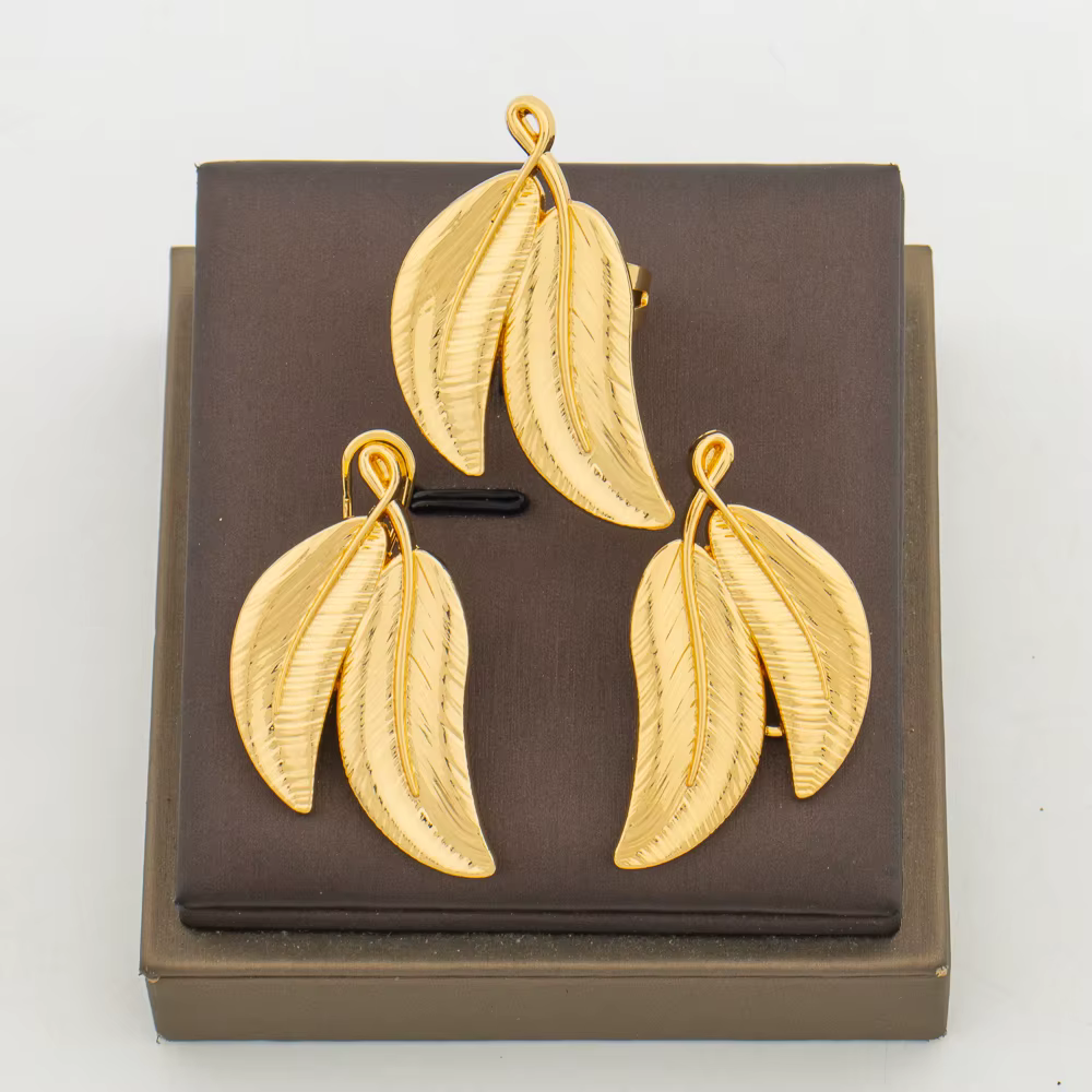 Ensemble de bijoux en or de Dubaï pour fête