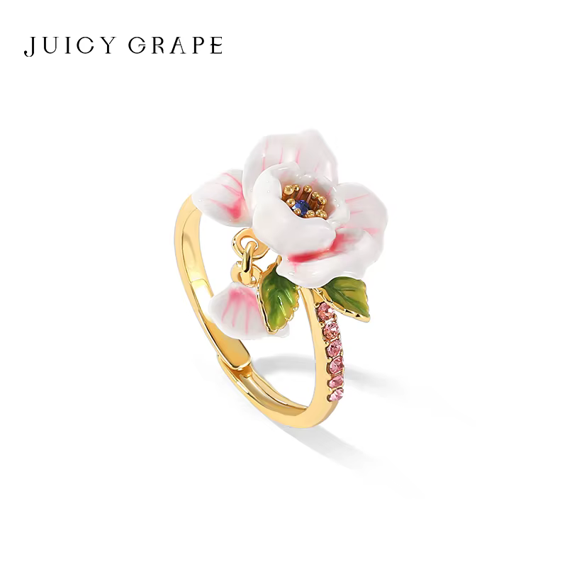Bague Fleur de Rose JUICY GRAPE pour Femme