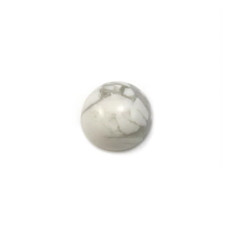 5 pièces Howlite ronde 4-16mm Cabochon pierres en vrac pour la fabrication de bijoux anneau pendentif bricolage
