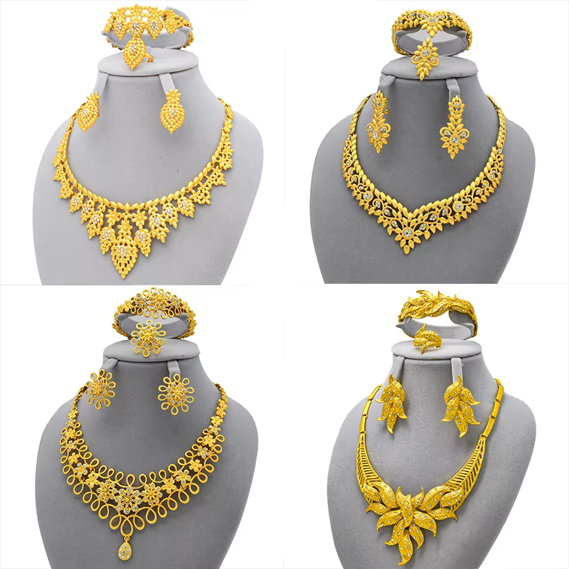 Ensemble de bijoux de luxe pour femmes
