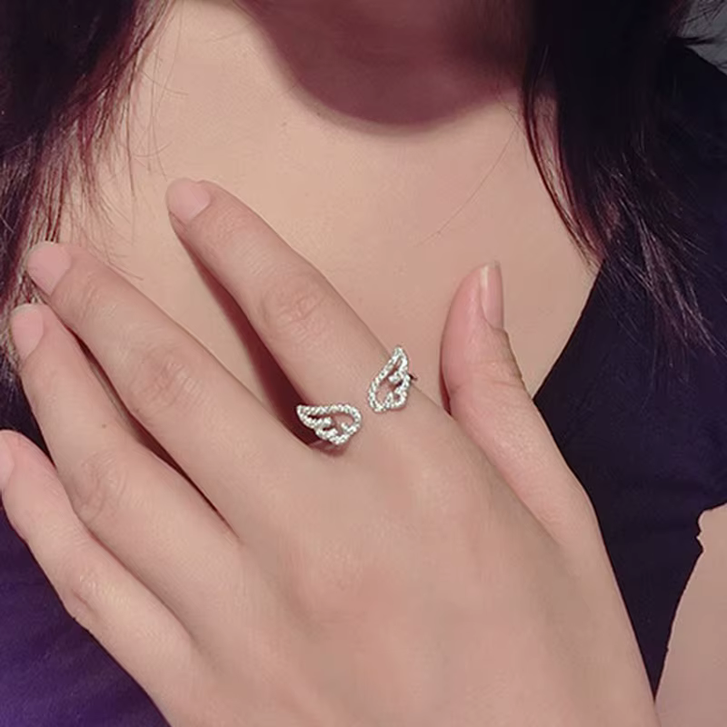 Bague ailes d'ange de Style coréen pour femmes