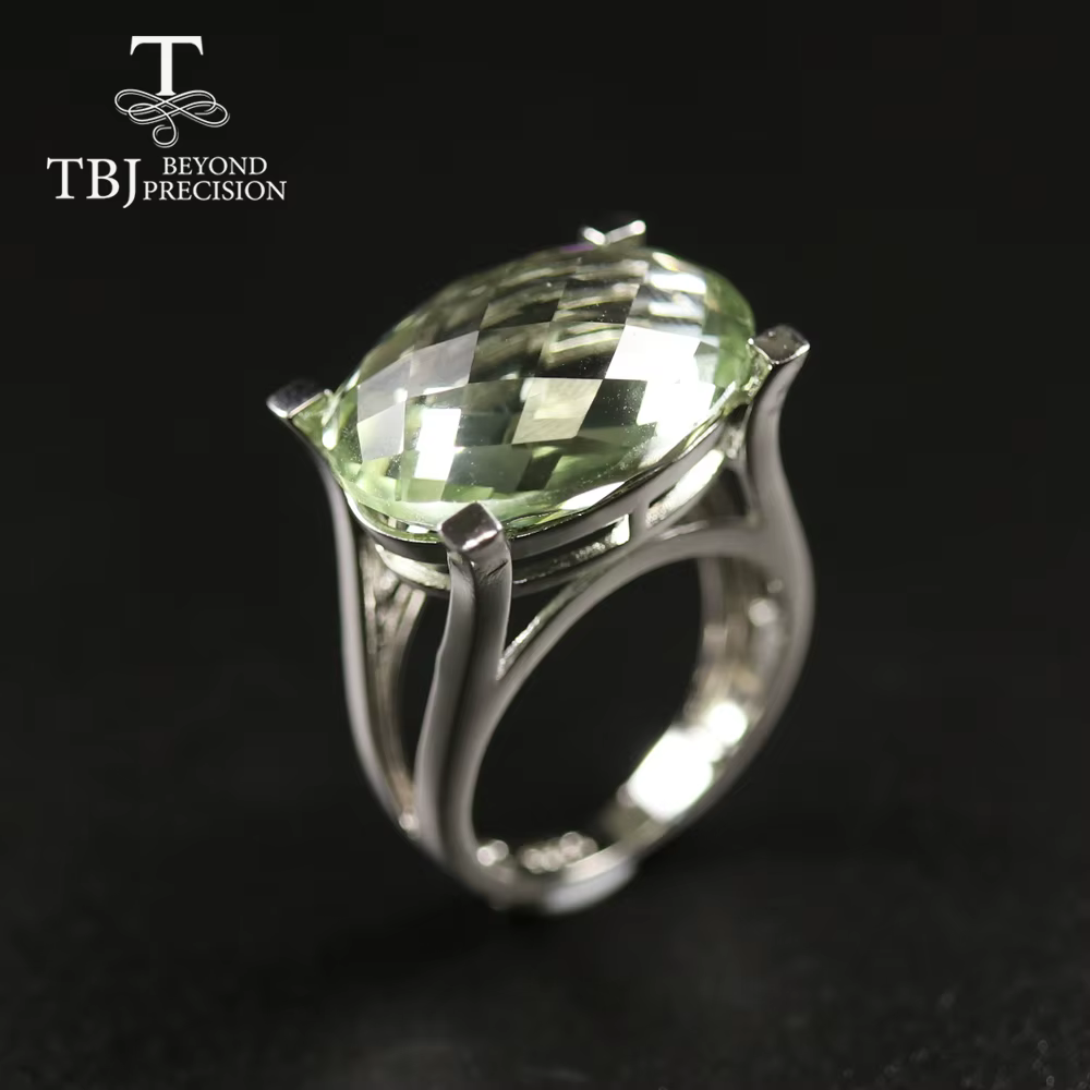 Bague en améthyste verte 2026