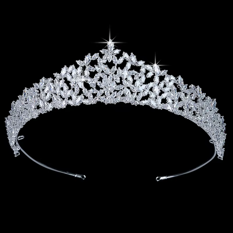 Diadèmes et couronne HADIYANA Vintage magnifiques femmes mariage accessoires de cheveux de mariée bijoux