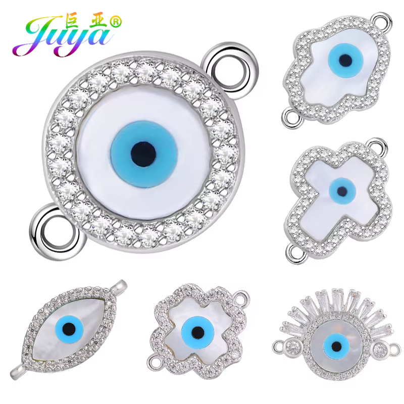 Juya-connecteur de charme pour Bracelet boucle d'oreille