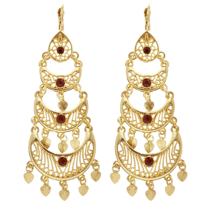 Boucles d'oreilles en cristal en forme de goutte pour femmes, bijoux de mariée, fabriquées à la main, luxe, fête de mariage