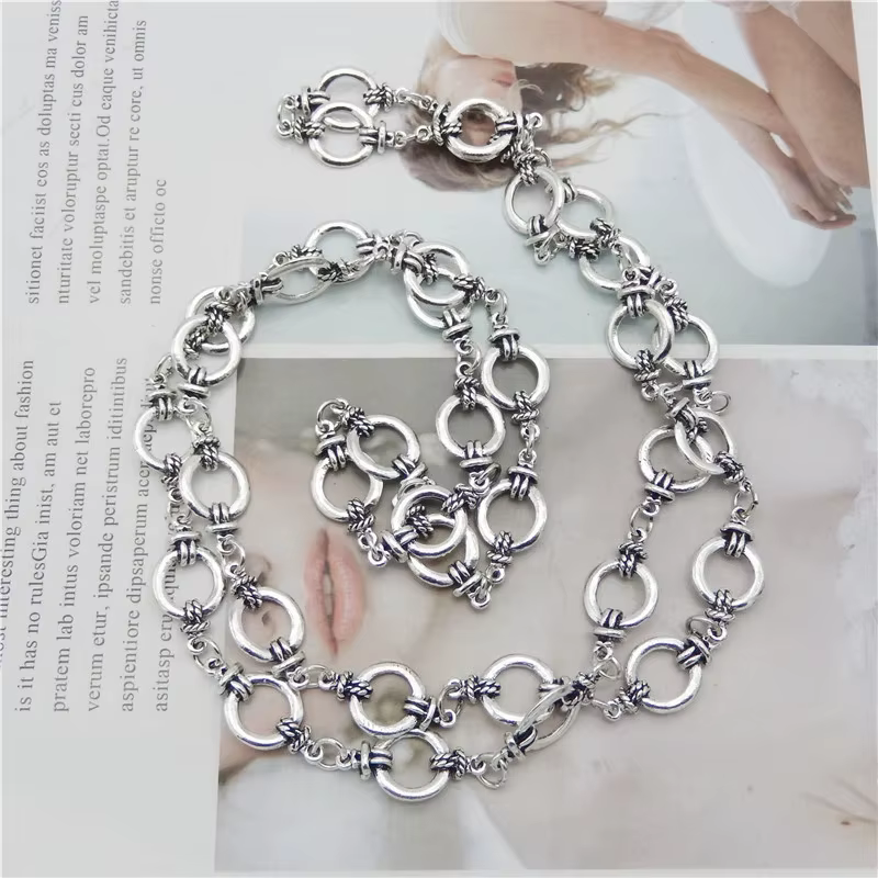 Bracelet en argent antique bohème pour femme