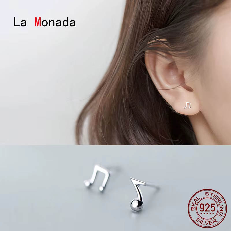 La Monada-Boucles d'Oreilles en Argent Sterling 925 pour Femme