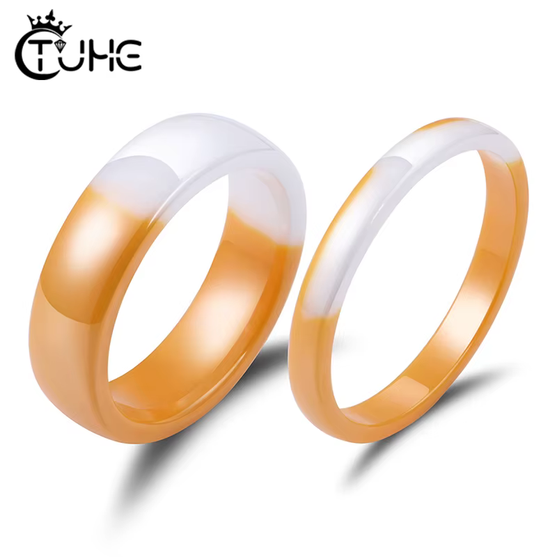 Bague en céramique véritable