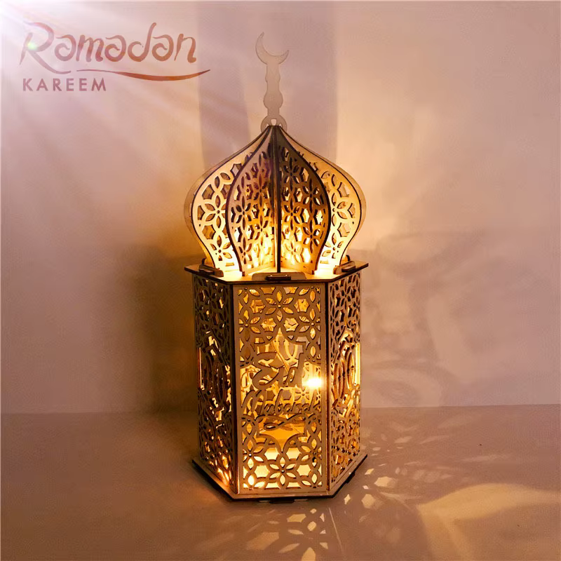 Lumières LED en bois pour la décoration de la maison