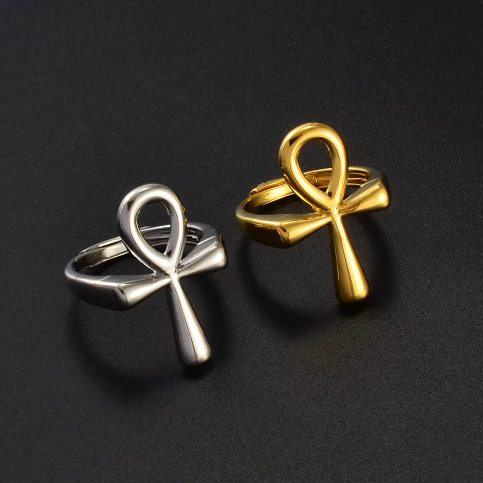 Anniyo Ankh Ring pour femme