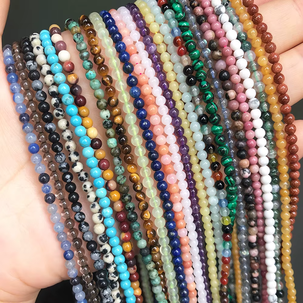 Perles rondes en vrac pour la fabrication de bijoux