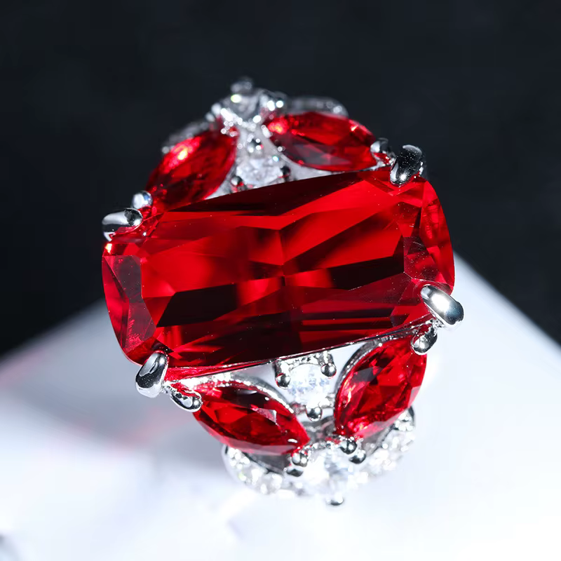 Bague de luxe en argent 925 pour femme