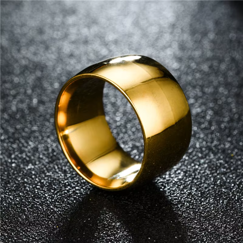 Bague large pour hommes de 12mm