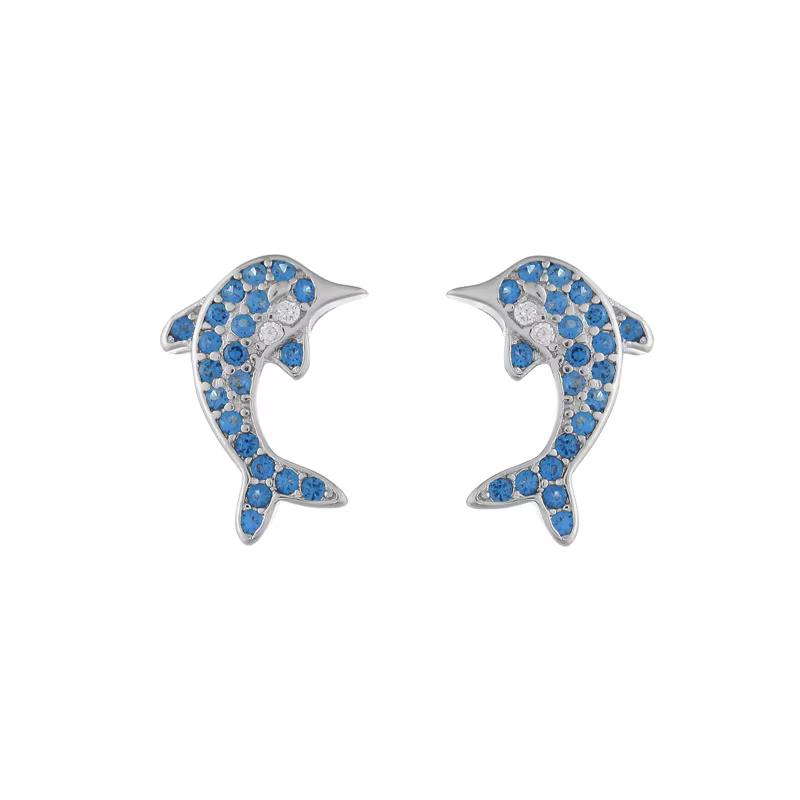 REETI – boucles d'oreilles en forme de dauphin pour femmes