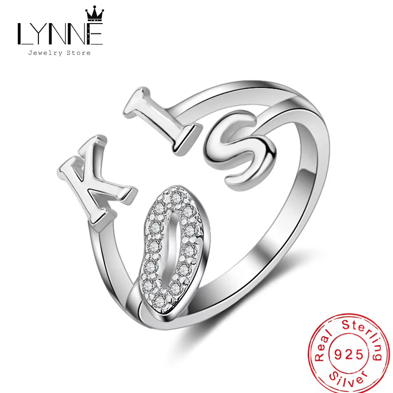 LYNNE – bague en argent Sterling 925 pour femmes et filles