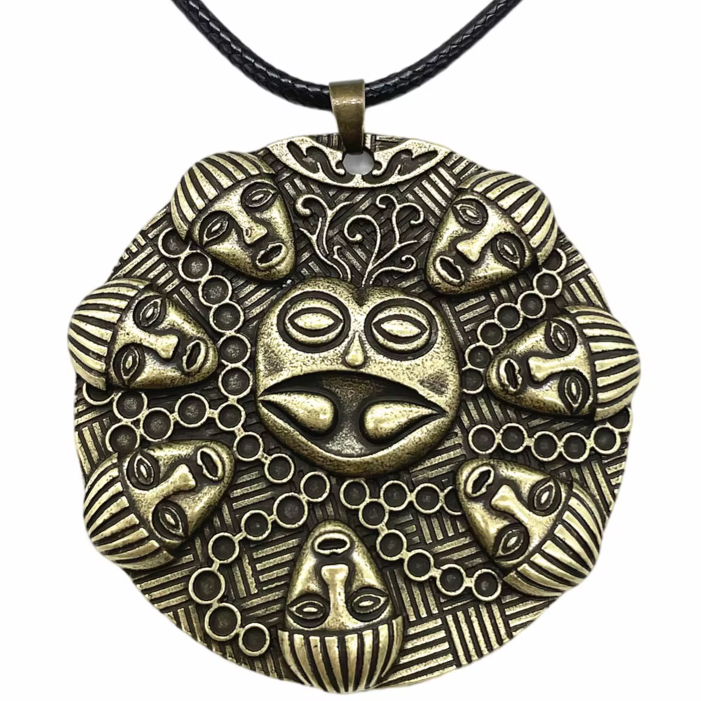 Bouddha Ogma médaillon Om Yoga bouddhisme grand pendentif Vintage collier Bijoux Homme amulette Talisman Accessoires livraison directe fournisseur