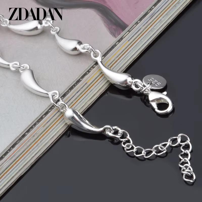 ZDADAN – Bracelet en argent 925 pour femmes, bijoux à la mode, cadeaux de fête