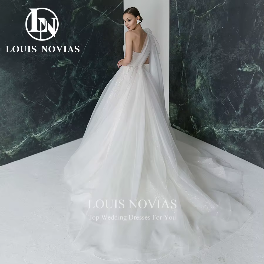 Modiis Novias-Robe de mariée princesse en tulle brillant
