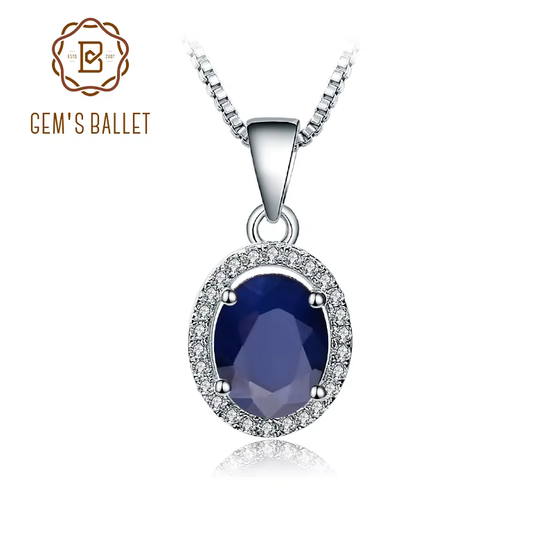 Gem's Ballet – collier avec pendentif en argent 585 pour femmes