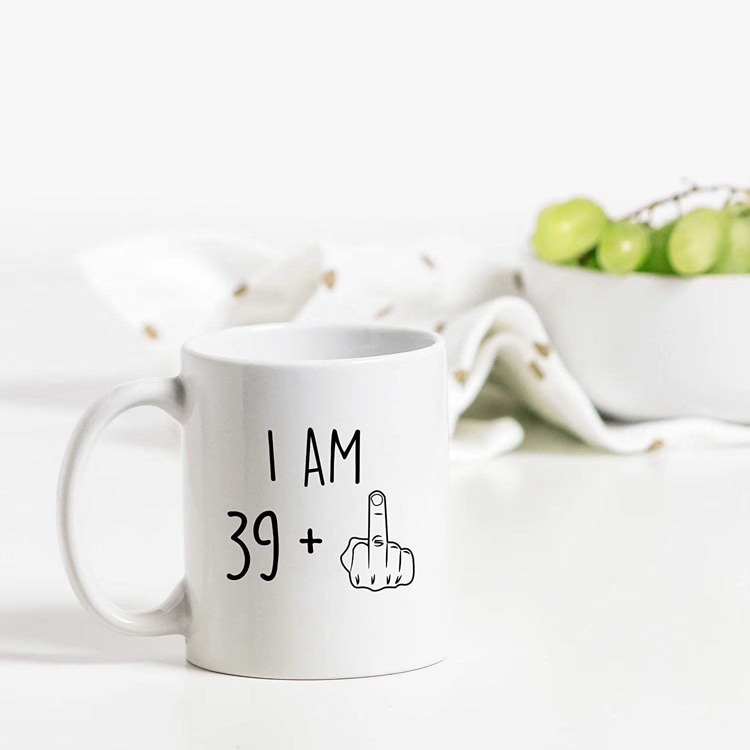Iam 39 Plus Middle Finger Funny Gag Gift Ideas