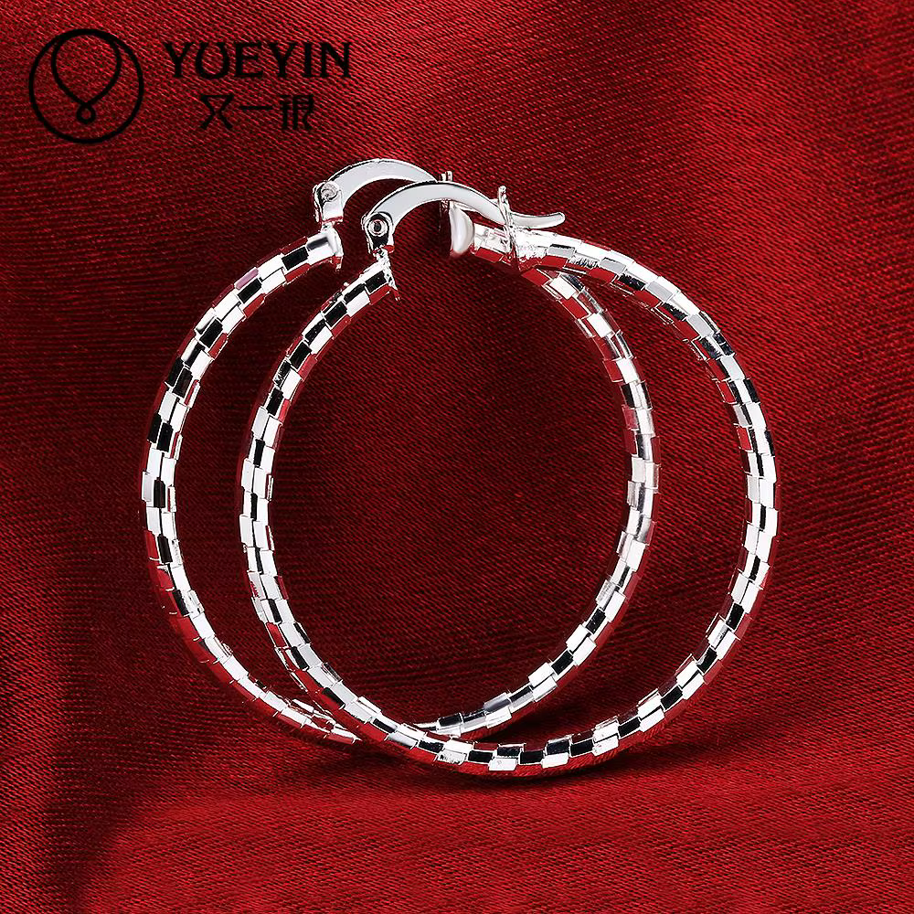 Accessoires nouveau Design couleur argent bijoux boucles d'oreilles femme mode Brincos crochet d'oreille ornements