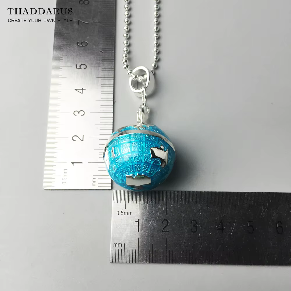 Collier de perles pendentif Globe