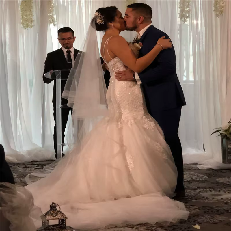 Voile de mariée à deux niveaux avec peigne
