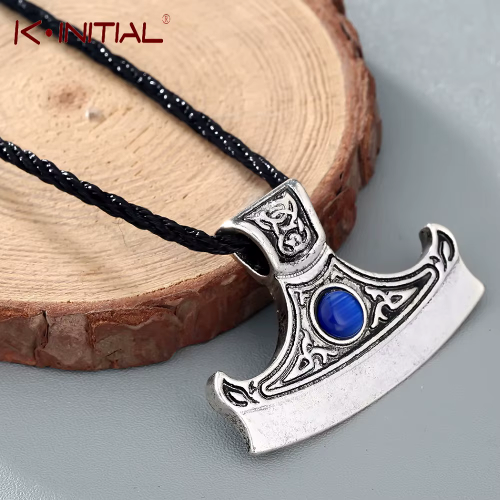 Collier avec pendentif en zirconium pour hommes