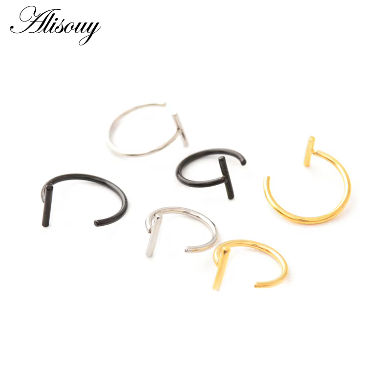 Alisouy – faux Septum en acier inoxydable