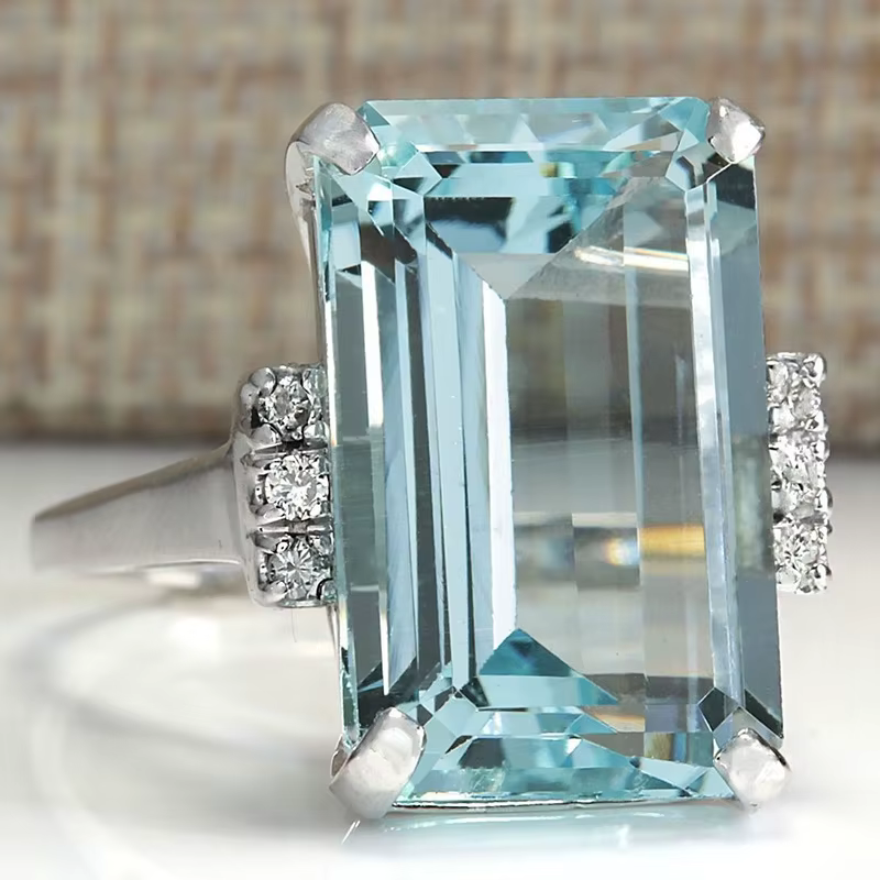 HUITAN Hyperbole – bague de Cocktail pour femmes