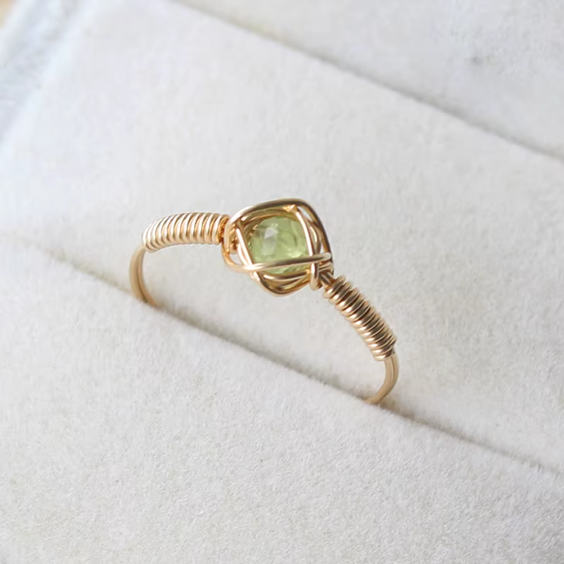 Bague naturelle faite à la main