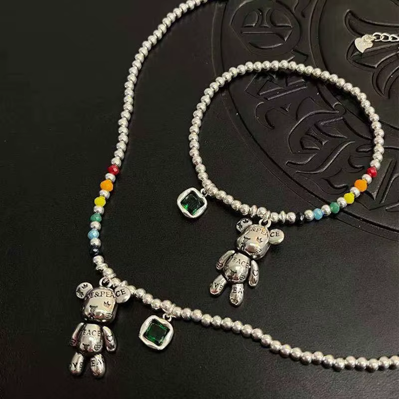 Ensemble de bijoux en argent pour dames