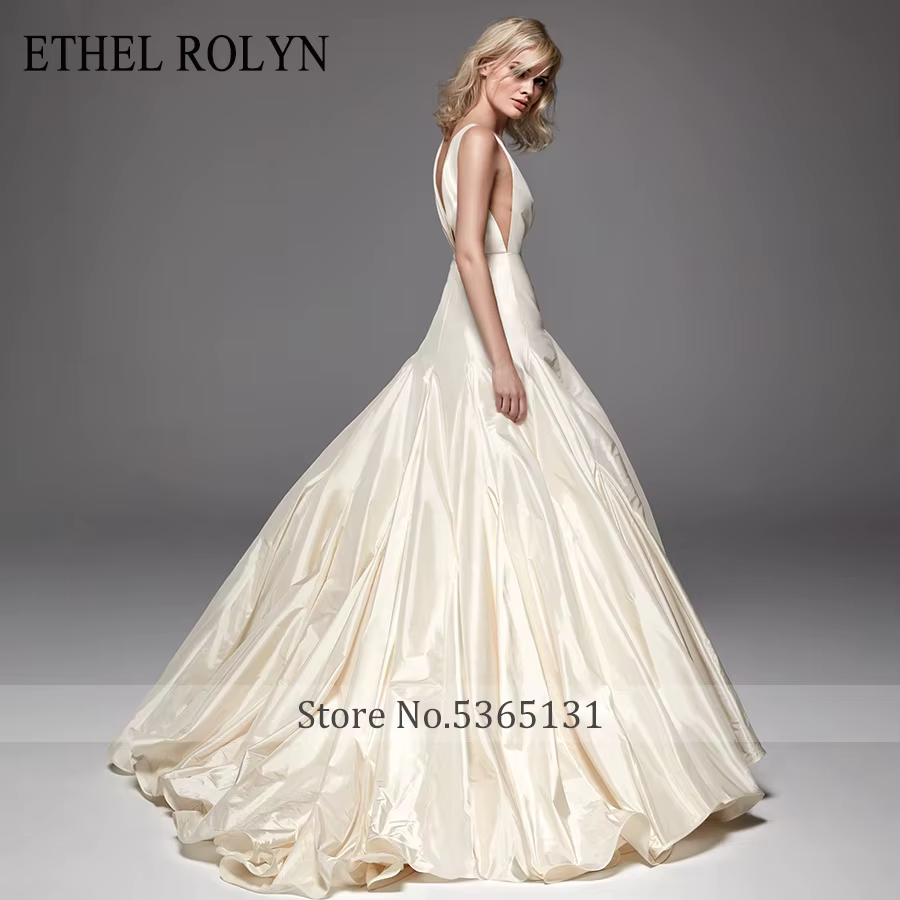 ETHEL ROCircN-Robe de Mariée en Satin