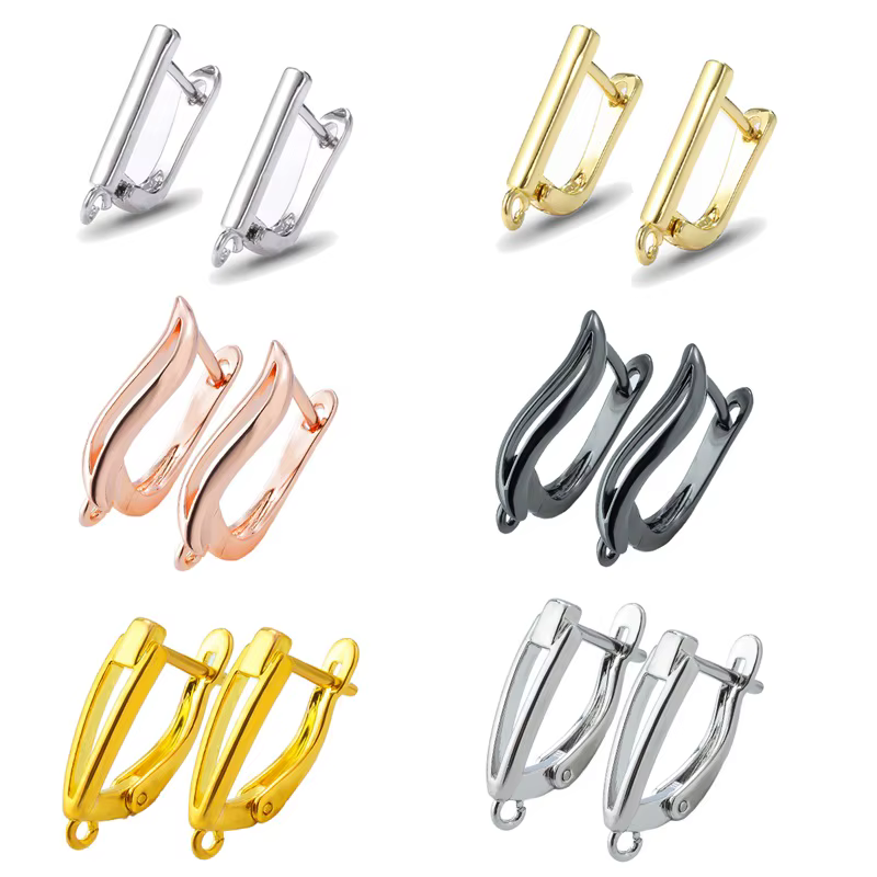 PeFête in-Boucles d'oreilles en laiton pour femmes
