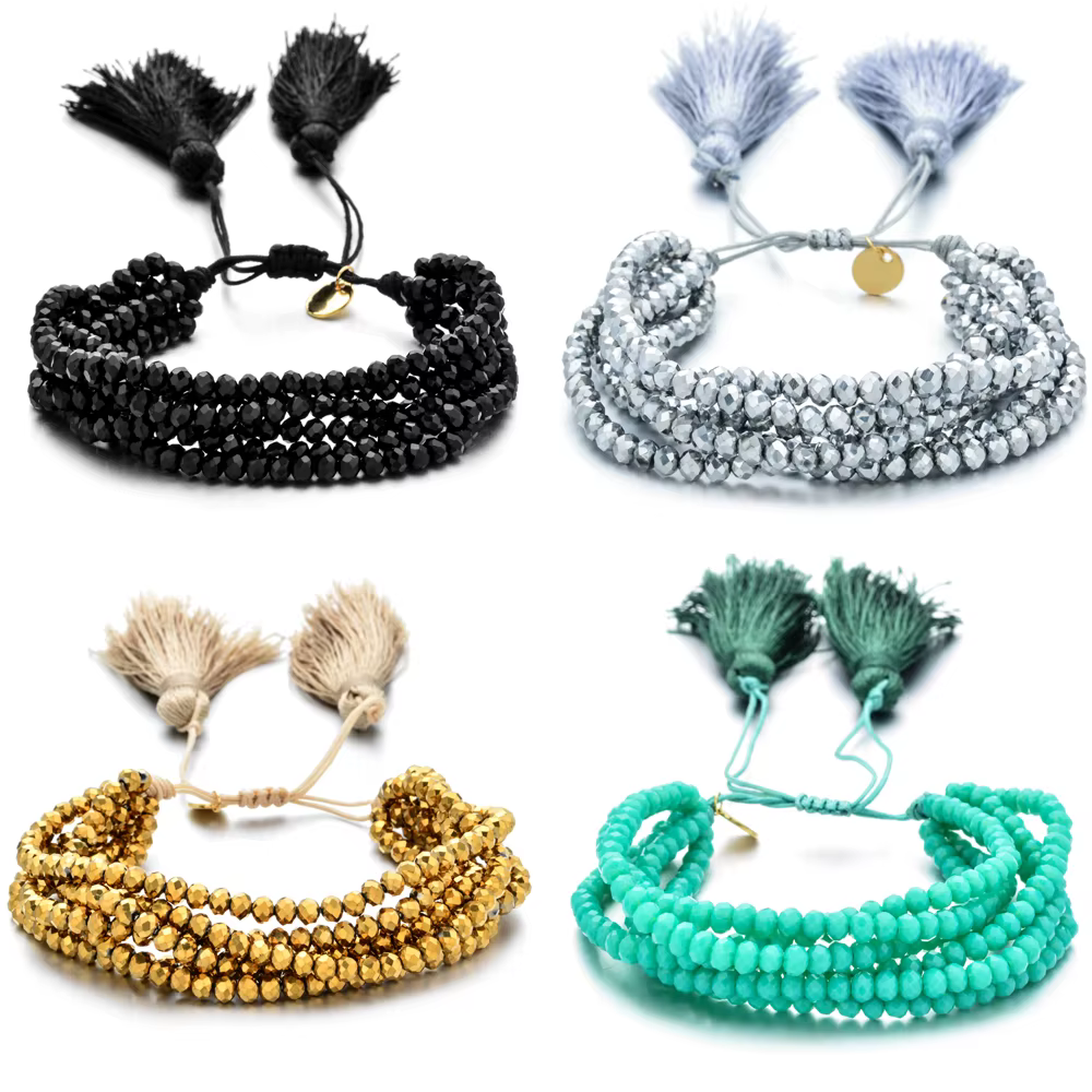 Bracelets multicouches à breloques bohème Miyuki pour femmes