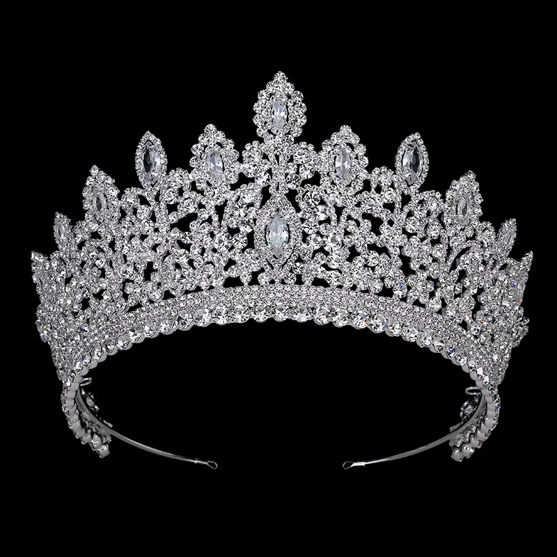Couronne De Mariage en cuivre CZ